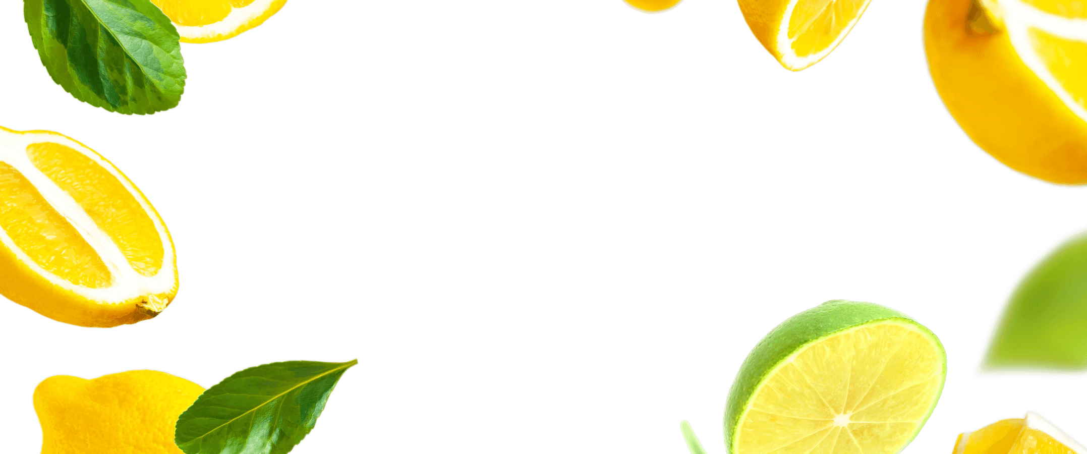 lemons and lines on the outer edges