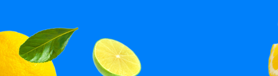 lemons and lines on the outer edges