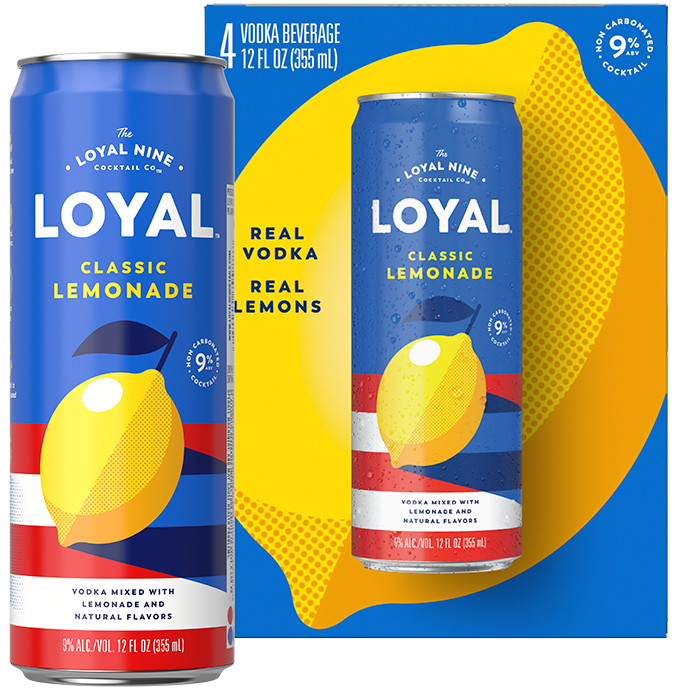 Can of Loyal 9 Lemonade