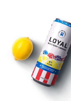 Can of Loyal 9 Mixed Berry