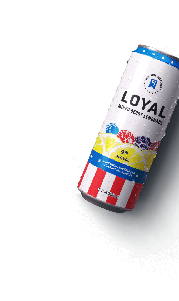 Can of Loyal 9 Mixed Berry