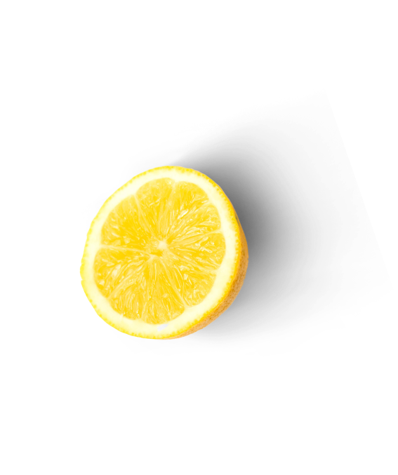 Half of a lemon