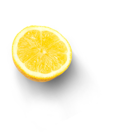 Half of a lemon